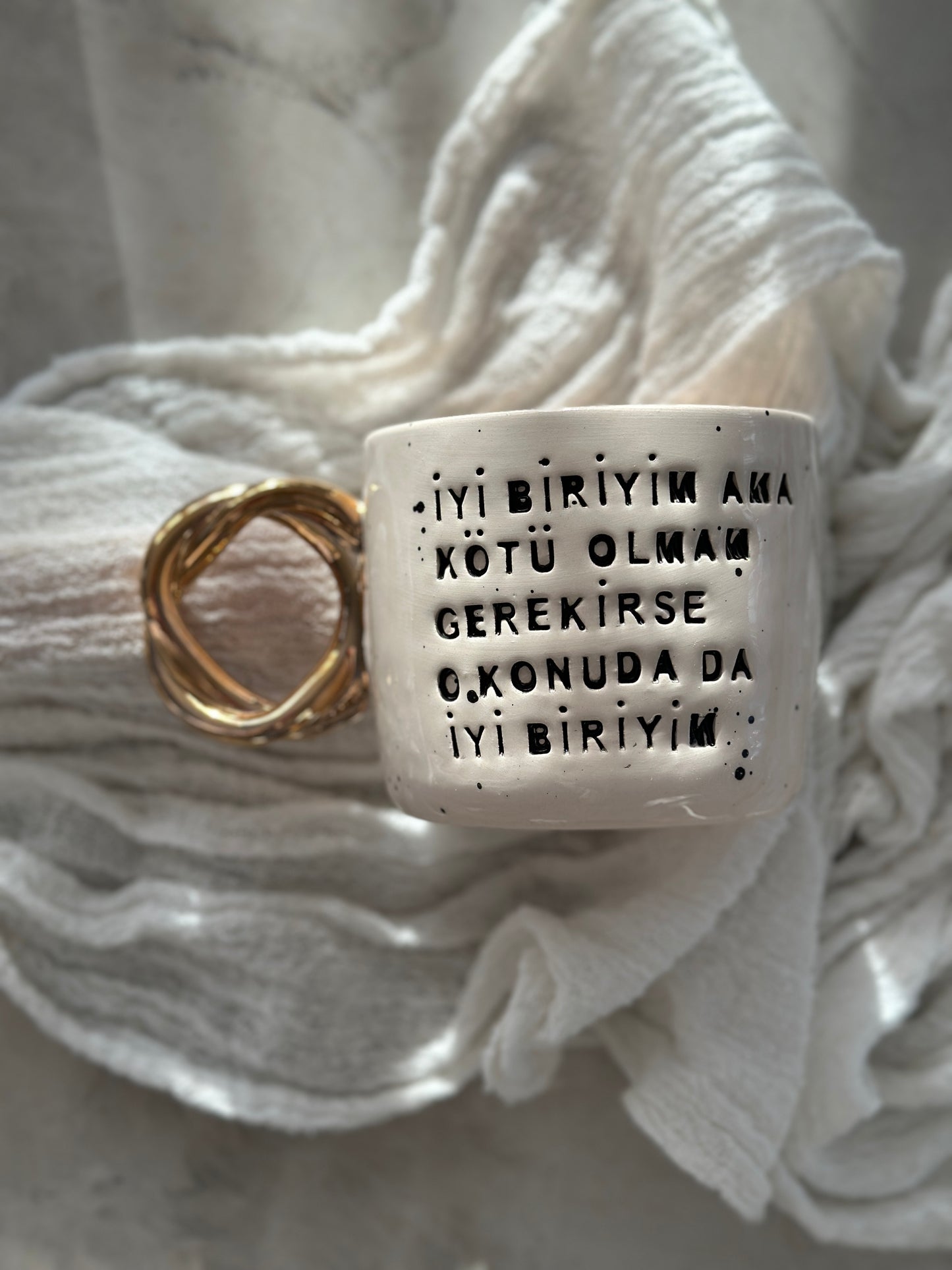Tasse Iyi biriyim Gold