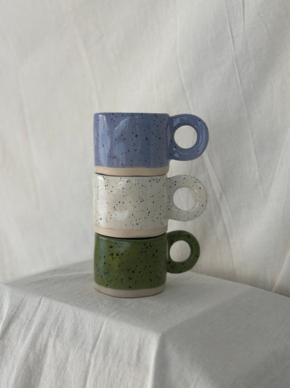 Tasse "Dalmatiner" Khaki Schwarz 230ml