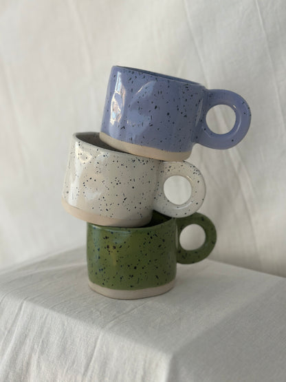 Tasse "Dalmatiner" Lila Schwarz 230ml